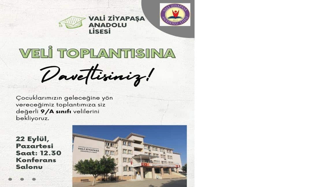 9. Sınıflar Veli Tanışma Toplantısı